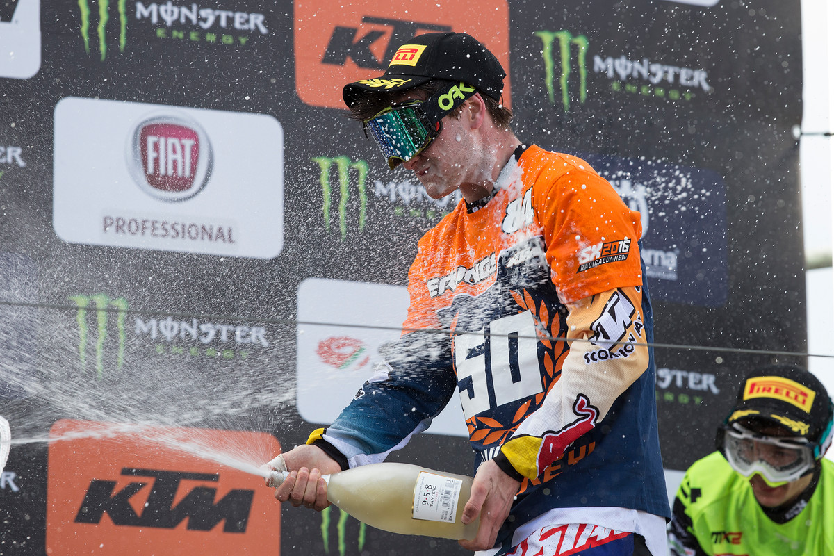 Herlings celebrates - Image by Ray Archer/KTM