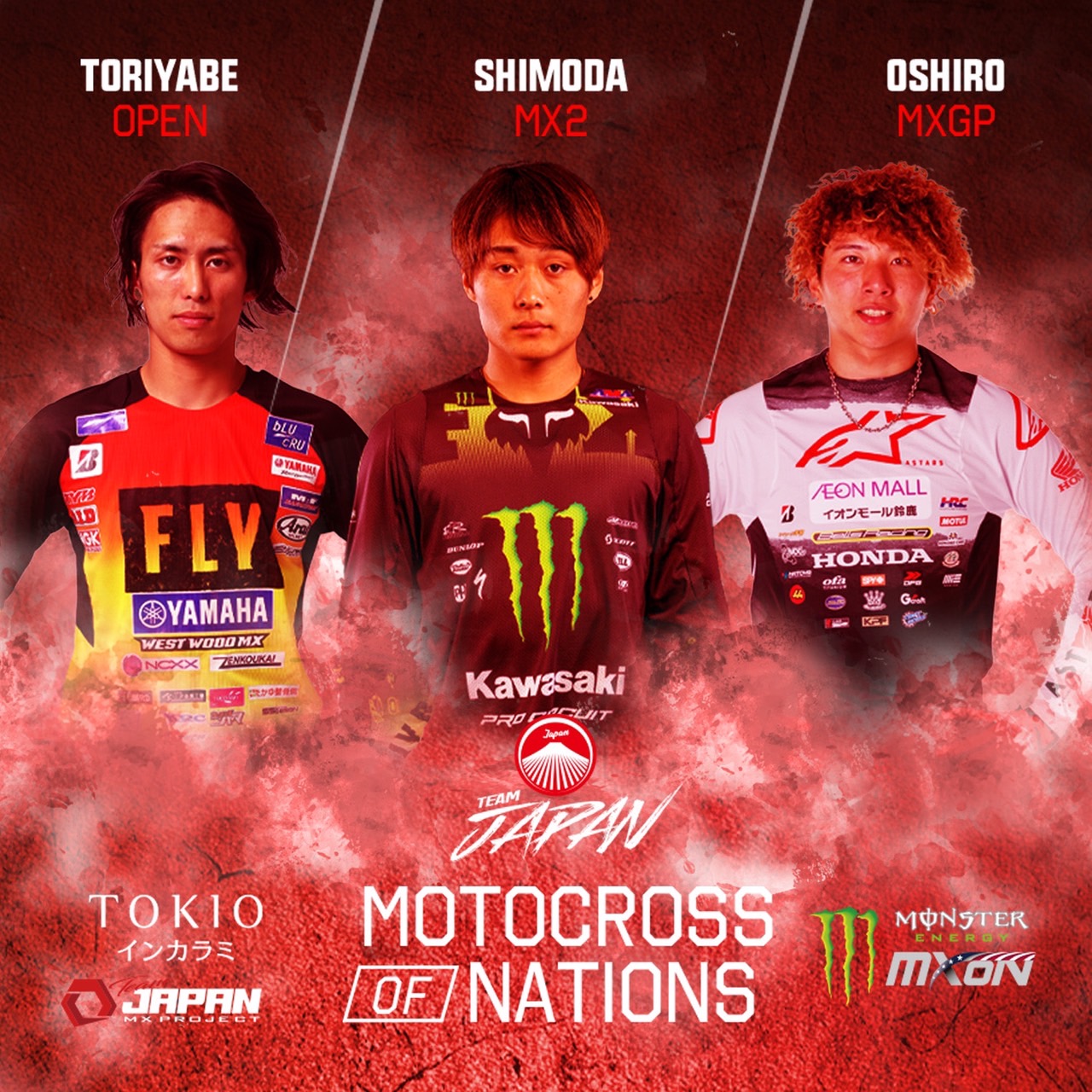 Team Japan Confirm Monster Energy FIM Motocross of Nations Rider Selection 