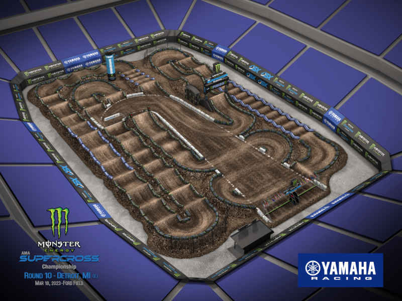 AMA SUPERCROSS CHAMPIONSHIP FORD FIELD Live Motocross