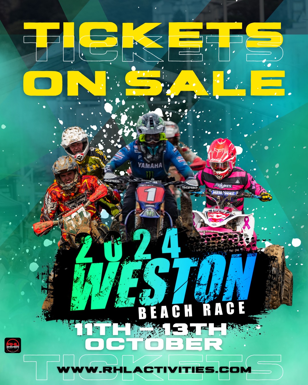 Get your tickets to the 2024 Weston Beach Race Live Motocross